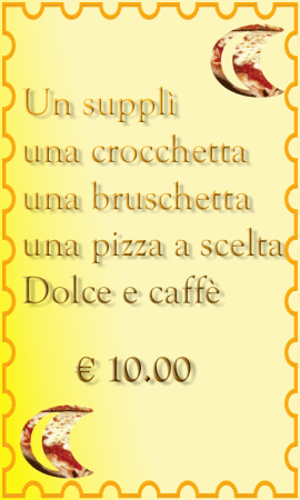 Menu Pizza